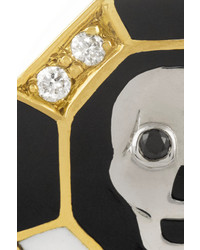 Holly Dyt Skull 18 Karat Gold Diamond Ring