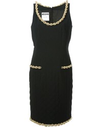 Moschino Chain Trim Fitted Dress