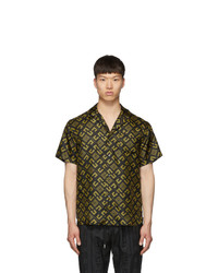 Givenchy Black And Yellow Silk All Over 4g Shirt