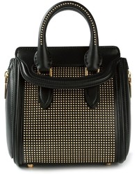 Alexander McQueen Mini Heroine Studded Tote