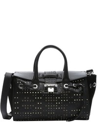 Jimmy Choo Black Leather Studded Rosa Convertible Tote