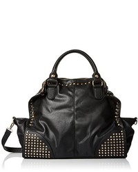 MG Collection Rhinestone Studded Soft Hobo Purse Style Tote Bag