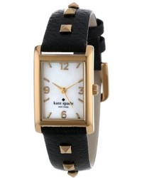 Kate Spade New York 1yru0245 Pyramid Cooper Watch With Black Leather Band