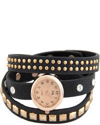 ChicNova Punk Multi Pu Leather Bracelet Watch