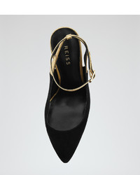 Reiss Carreen Suede Slingback Shoes