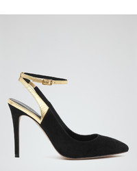 Reiss Carreen Suede Slingback Shoes