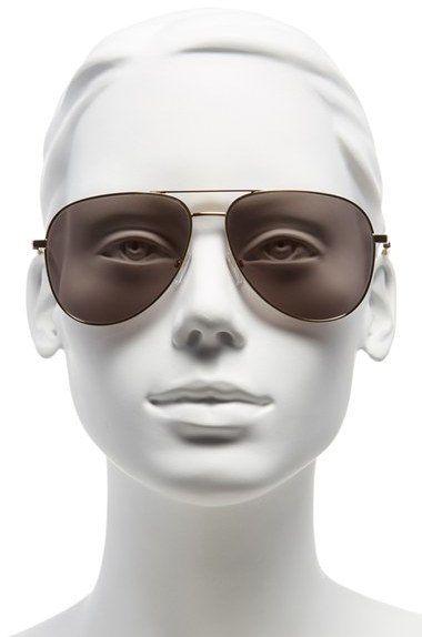 saint laurent 59mm aviator sunglasses