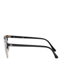 Ray-Ban Black And Gold Clubmaster Classic Sunglasses