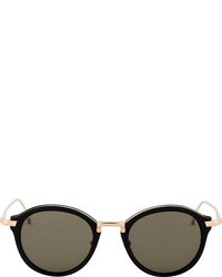 Thom Browne Black Gold Tea Frame Sunglasses
