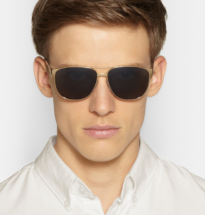 Saint Laurent Monogram Square Sunglasses (SHF-cREE6R) – LuxeDH