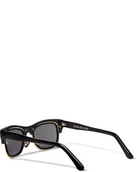 Cutler And Gross Square Frame Acetate And Metal Sunglasses