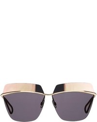 Dior Metallic Sunglasses Colorless