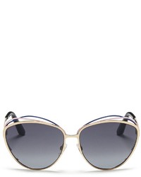 Christian Dior Dior Songe Rubber Twist Brow Bar Metal Sunglasses