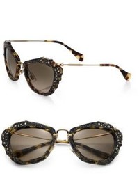 Miu Miu Embellished 55mm Cats Eye Sunglasses