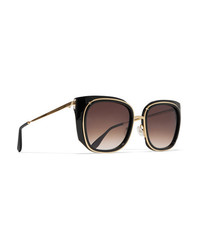 Thierry Lasry Everlasty Square Frame Acetate And Gold Tone Sunglasses