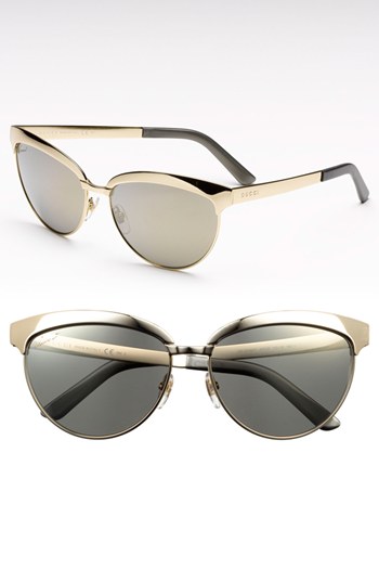 Gucci 59mm Sunglasses Gold One Size, $345 | Nordstrom | Lookastic