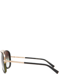 Dita Mach Two Polarized Sunglasses In Matte Black Gold