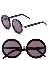 Wildfox Couture Wildfox Malibu 56mm Round Sunglasses