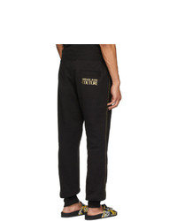 VERSACE JEANS COUTURE Black And Gold Icon Lounge Pants