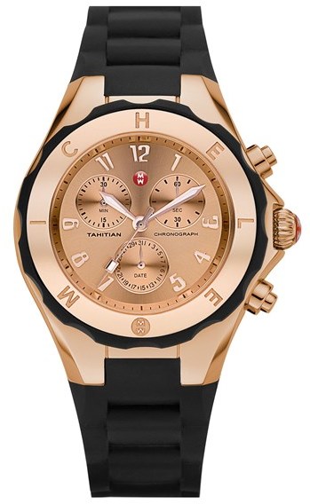 Michele Tahitian Jelly Bean Rose Gold Watch 40mm 395