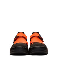 Kiko Kostadinov Orange And Black Camper Edition Teix Sneakers