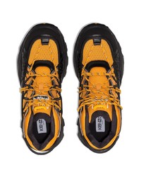 Kenzo Orange Inka Hiking Style Sneakers