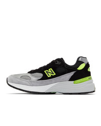 New Balance Grey And Black Made In Us 992 Sneakers