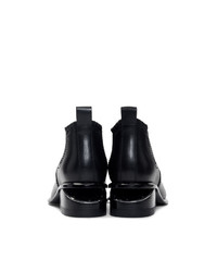 Alexander Wang Black And Silver Kori Boots