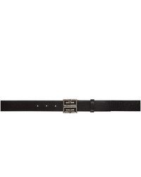 Givenchy Black And Silver 4g Engraved Belt