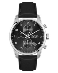 BOSS Skymaster Chronograph Leather Watch