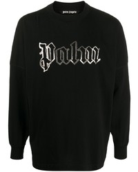 Black and Silver Long Sleeve T-Shirt