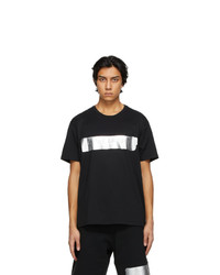 Givenchy Black Logo Latex Band T Shirt