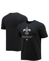 New Era Black New Orleans Saints Combine Authentic Go For It T Shirt