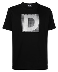 Diesel D Logo Crewneck T Shirt
