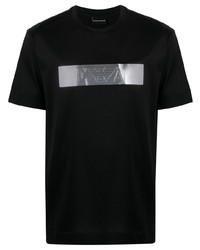 Emporio Armani Metallic Embossed Logo T Shirt