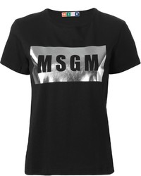 MSGM Logo Print T Shirt, $83 | farfetch.com | Lookastic