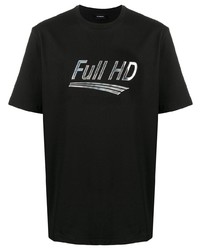 Diesel Regular Fit Full Hd Print T Shirt