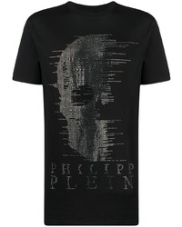 Philipp Plein Skull Crystal Embellished T Shirt