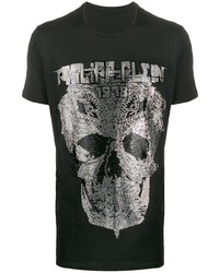 Philipp Plein Skull Detail Crew Neck T Shirt