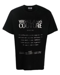 VERSACE JEANS COUTURE Warranty Logo Print T Shirt