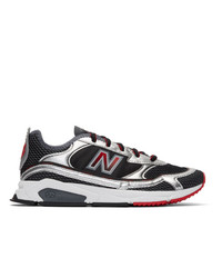 New Balance Black And Silver X Racer Sneakers