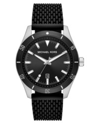 Michael Kors Layton Silicone Watch