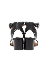 Givenchy Black Studded Elegant Sandals
