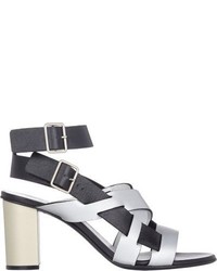 Jil Sander Metallic Multi Strap Sandals