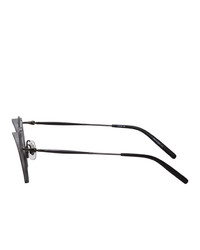 Matsuda Black And Silver Matte 2903h Sunglasses