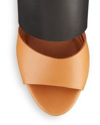 Joie Ashland Bicolor Leather Wedge Sandals