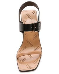 Maison Margiela Colorblocked Leather Sandals