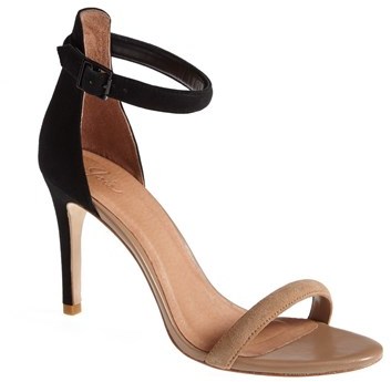 tan ankle strap sandals