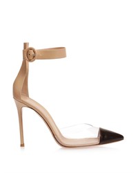 Gianvito Rossi Leather And Perspex Pumps