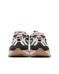 MSGM Black And Grey Attack Sneakers